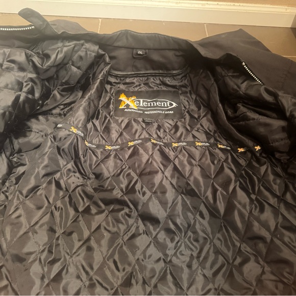 Xelement Women’s Motorcycle Advanced Gear Jacket Coat Zip Out Black SZ 2XL EUC - Picture 14 of 16